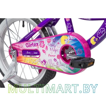 Детский велосипед Novatrack Little Girlzz 167GIRLZZ.VL23 (фиолетовый, 2023) картинка 5